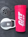 GAT SHAKER PINK MT LOGO WHITE 20 OZ