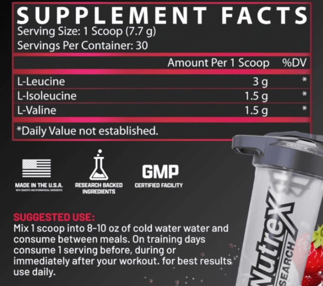 BCAA 6000 RECOVERY 30 SERVICIOS