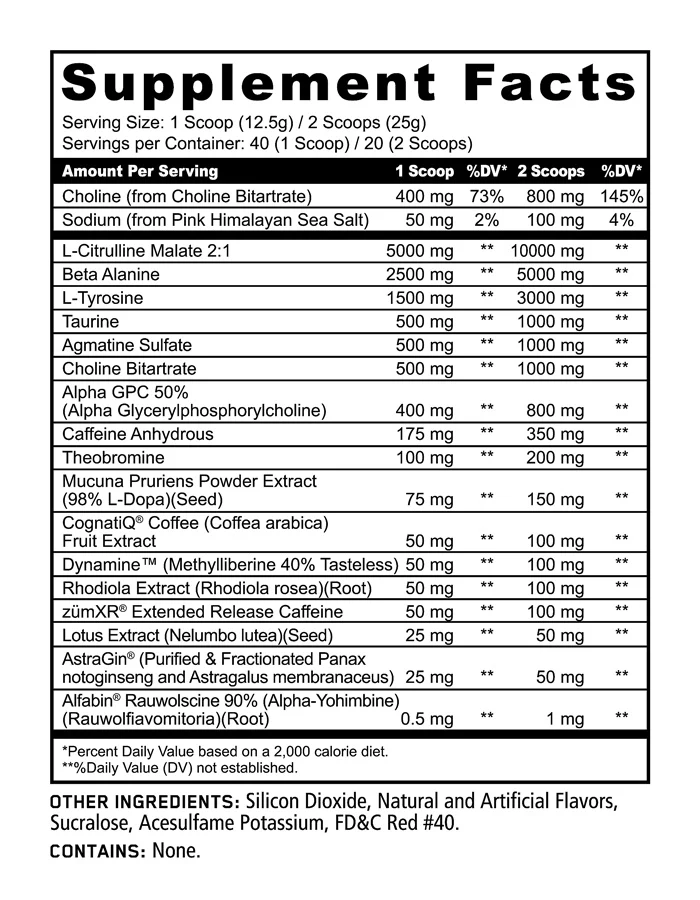 PANDA RAMPAGE CHAOS LIMITED EDITION 40 SERV