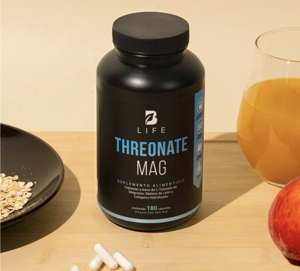BLIFE Threonate Mag | L-Treonato de Magnesio 180 Caps 1350 mg