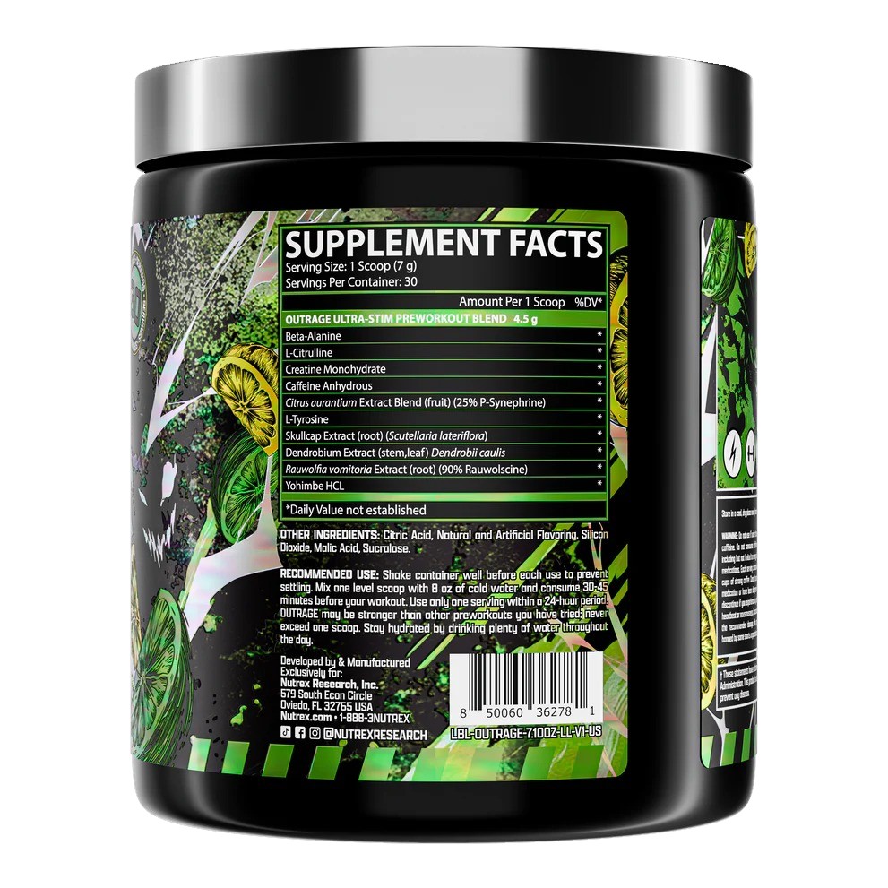 NT OUTRAGE ULTRA STIM PWO 30 SERV