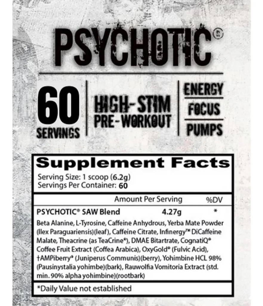 INSANE SAW SERIES PSYCHOTIC 60 SERV