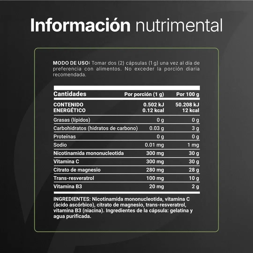 BLIFE NMN Blend 180 Cáps 90 Serv