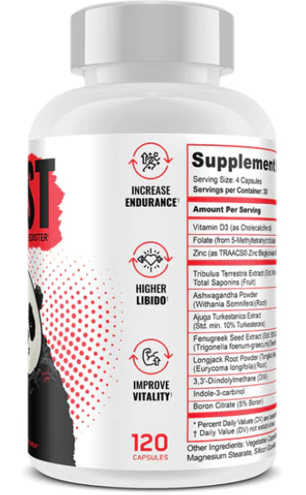 PANDA TEST TESTOSTERONE BOOSTER 120 CAPS