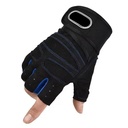 GUANTES DE TELA PARA GYM HOMBRE Y MUJER COSTURA AZUL