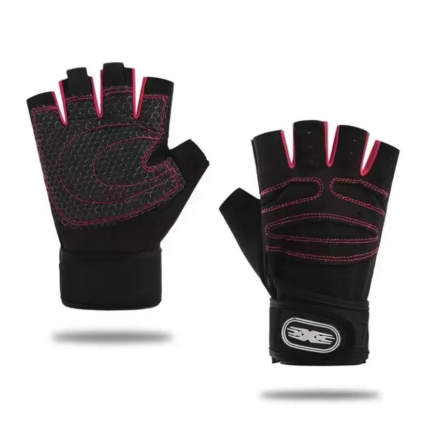 SPORTS GEAR GUANTES GYM UNISEX LINEA ROSA