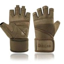DIBEAR GUANTES GYM ANTIDESLIZANTES ARMY GREEN