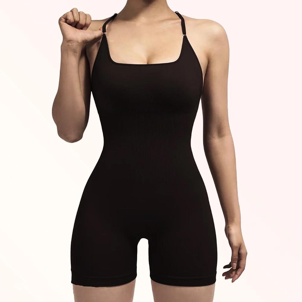 ENTERIZO CORTO DE TIRAS