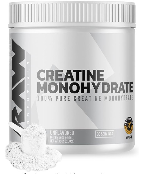 RAW CREATINE MONOHYDRATE 30 SERV