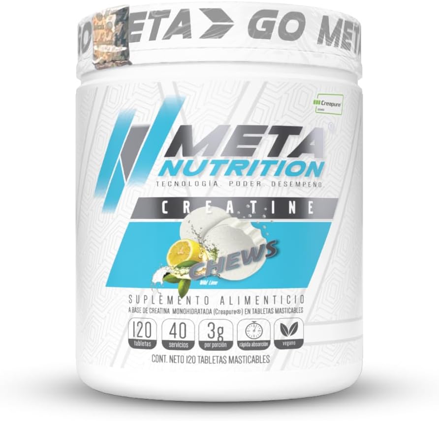 META CREATINA CHEWS 120 TABS MASTICABLES